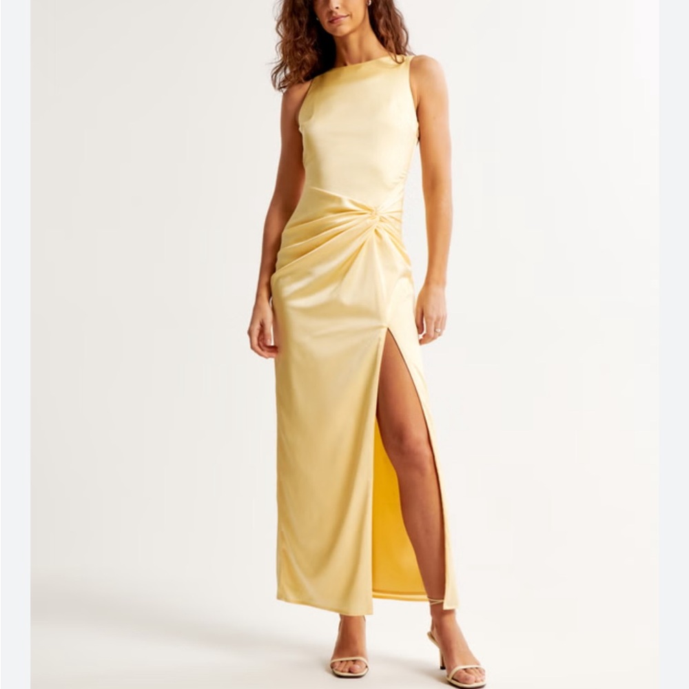 Abercrombie and Fitch Draped Skirt Maxi Dress